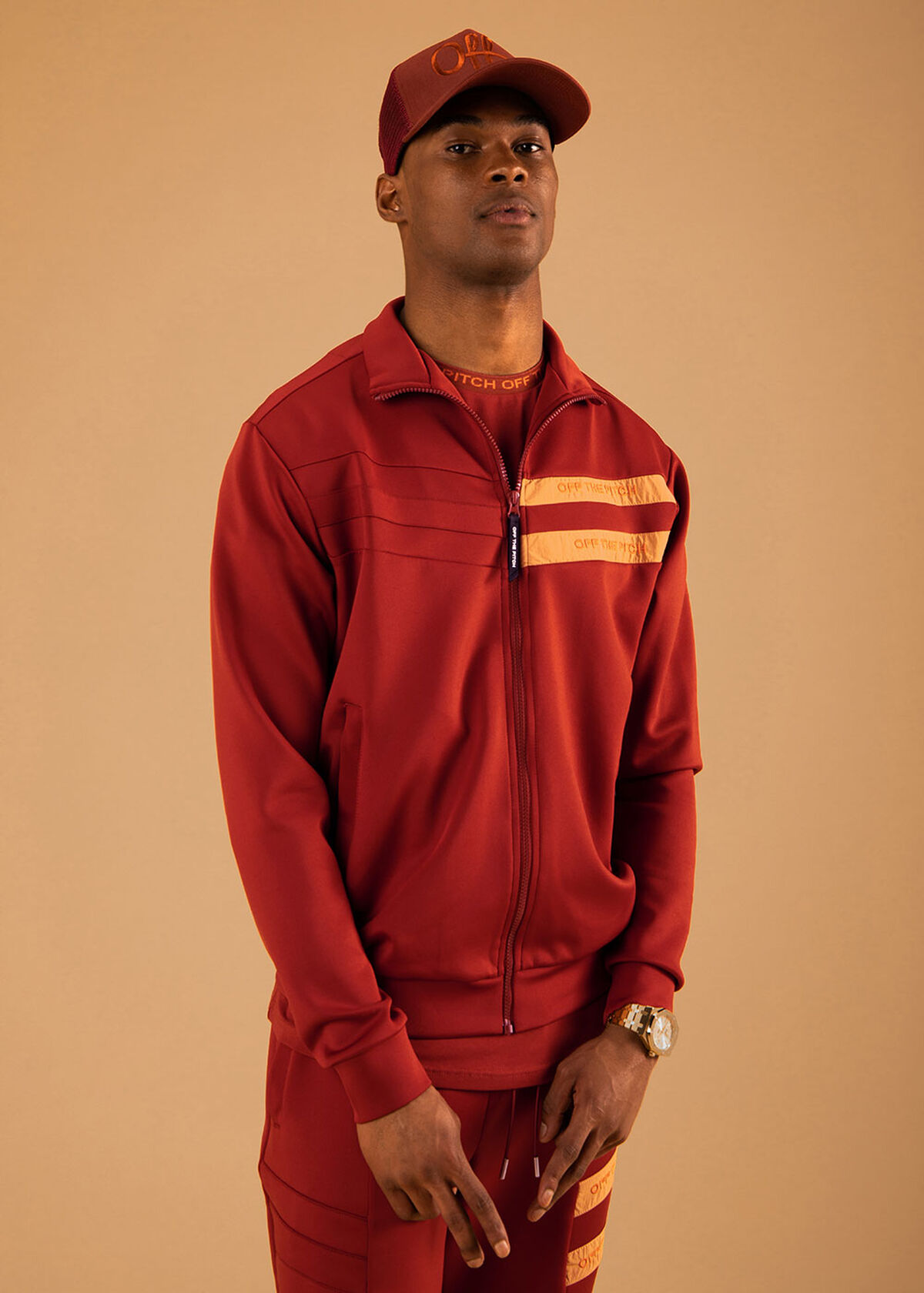 The Mercury Jacket - Black - 92% Polyester 8% Elas, Red, hi-res
