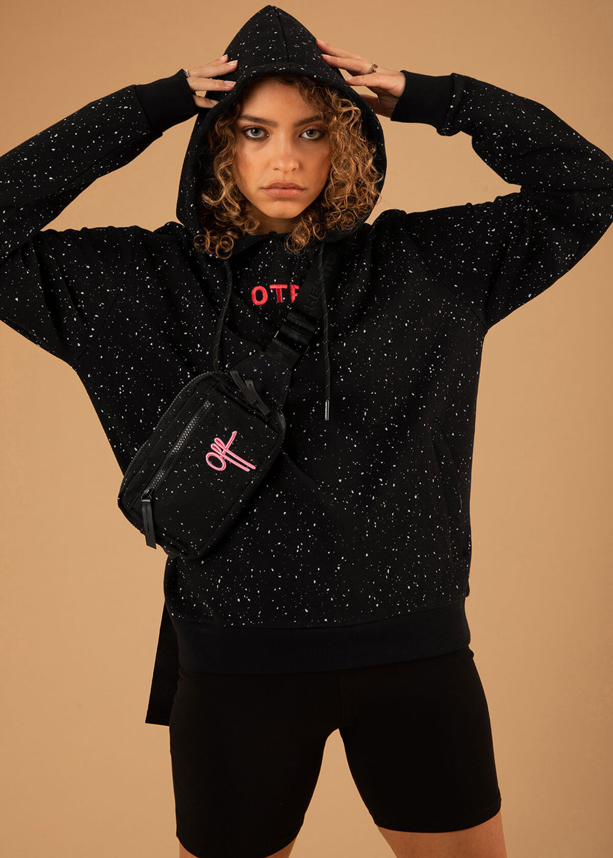 The Cosmic Hood - Black - 100% Cotton, Black, hi-res