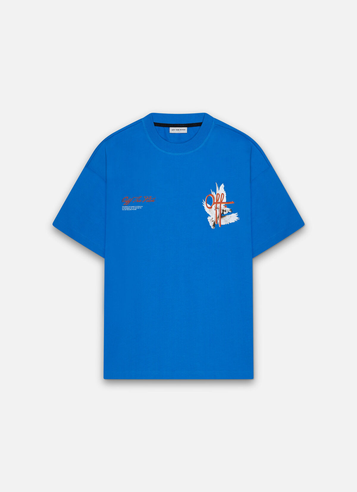 Rebirth oversized tee, Lead Blue, hi-res