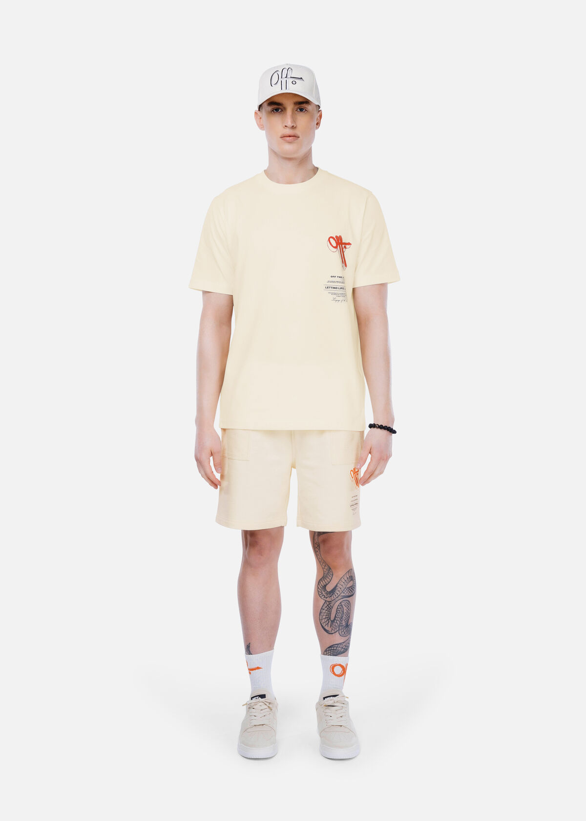 Unfold Sweatshorts, Off white, hi-res