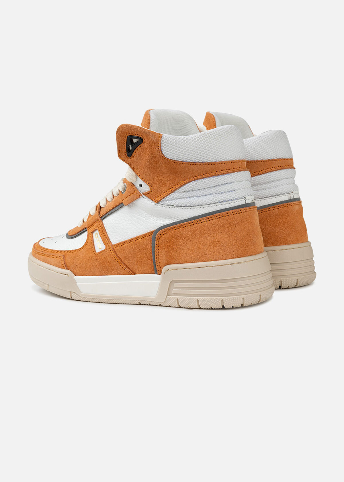 Basketta Hi - Silky Suede, Red/White, hi-res