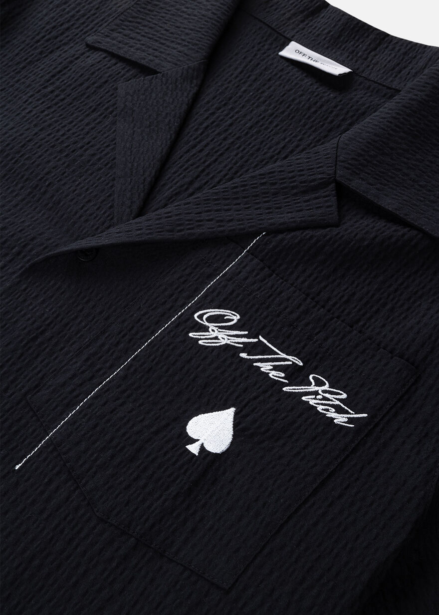 Script Ace Shirt, Black, hi-res