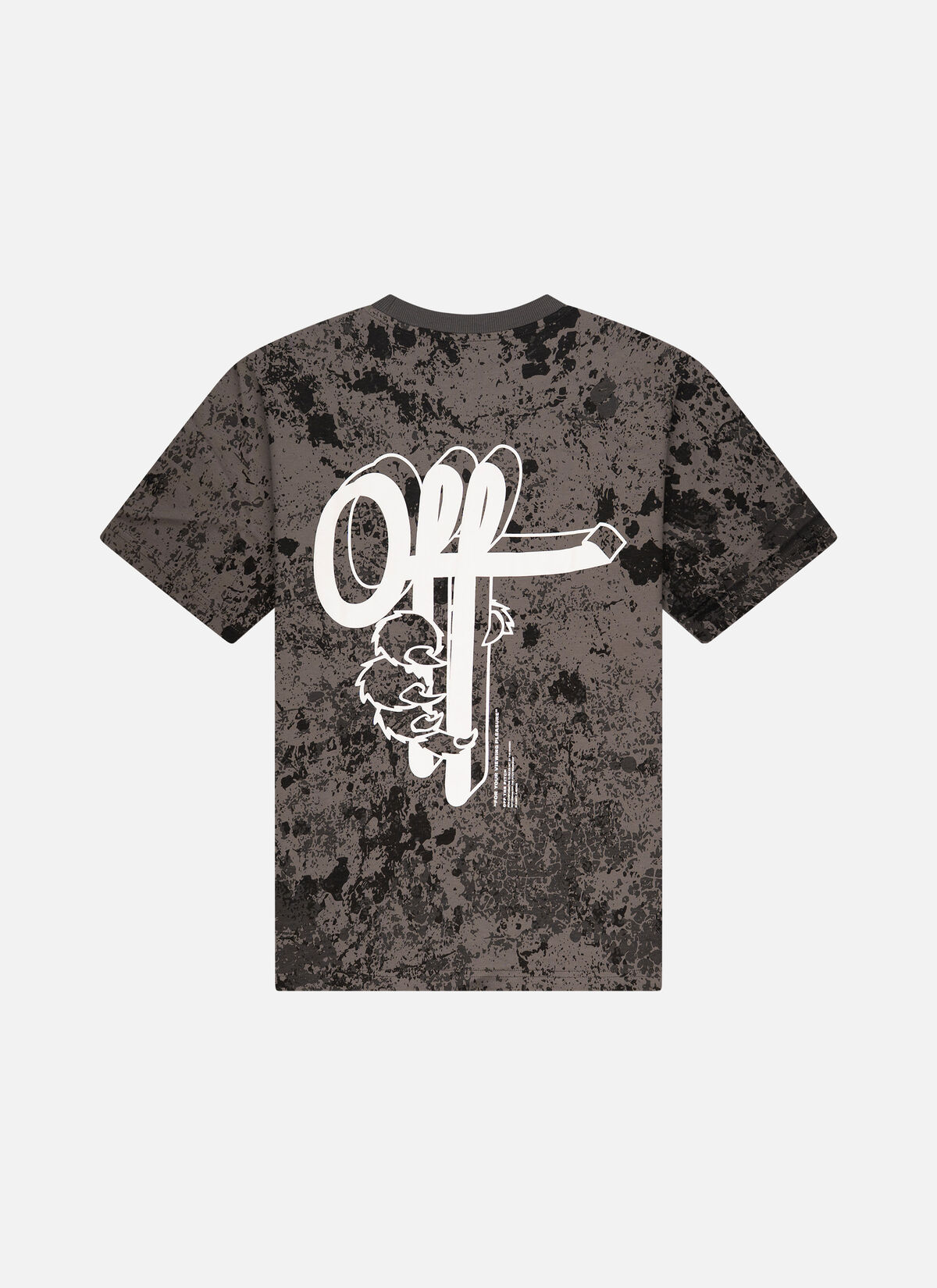Blotch Loose Fit Tee, Black, hi-res