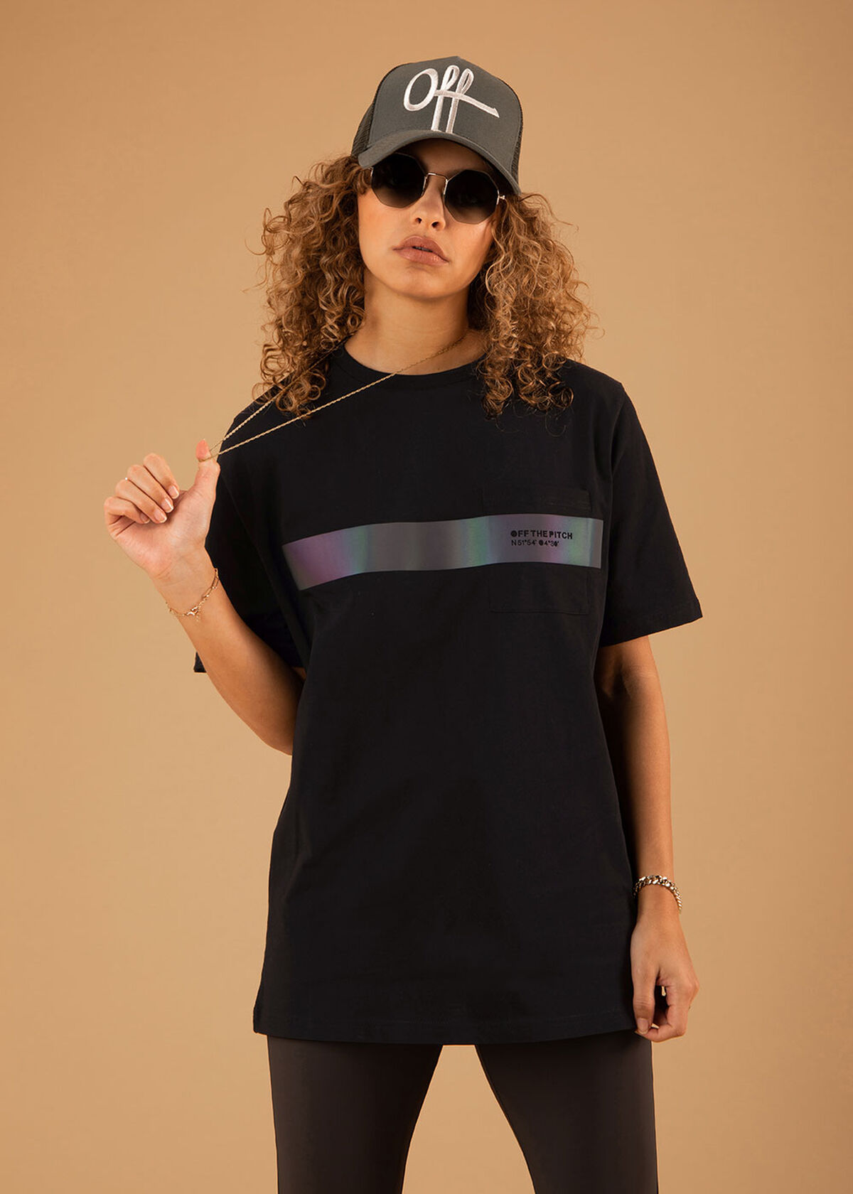 The Nova Regular tee- Black- 100% Cotton, Black, hi-res