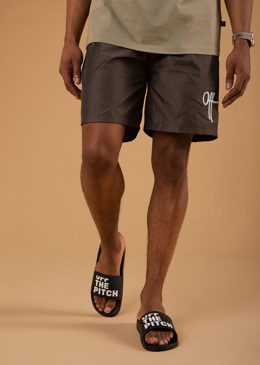 The Comet Short - Silver Grey - 100% Polyester, Green, hi-res