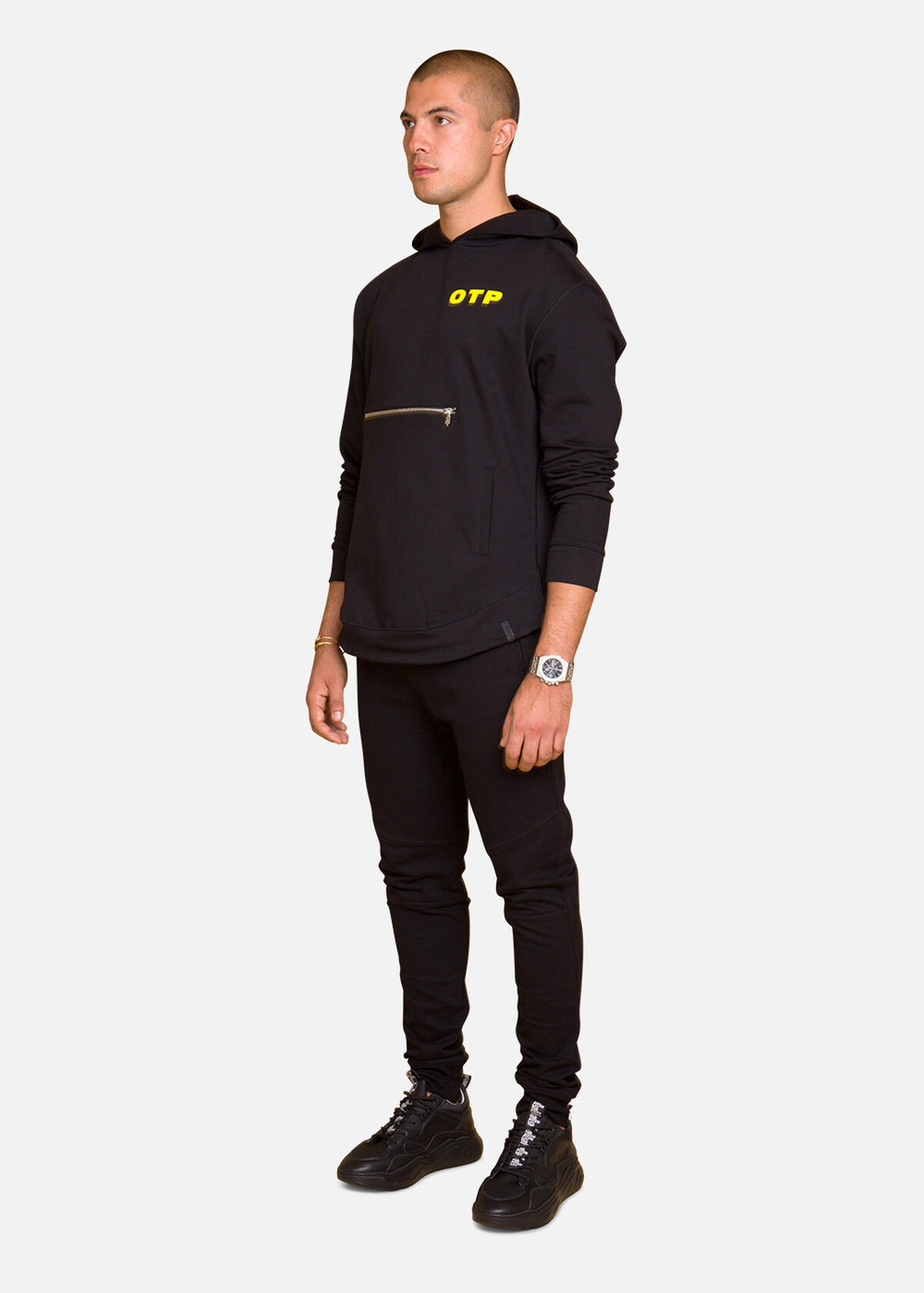 Off Printed Suit, Black, hi-res