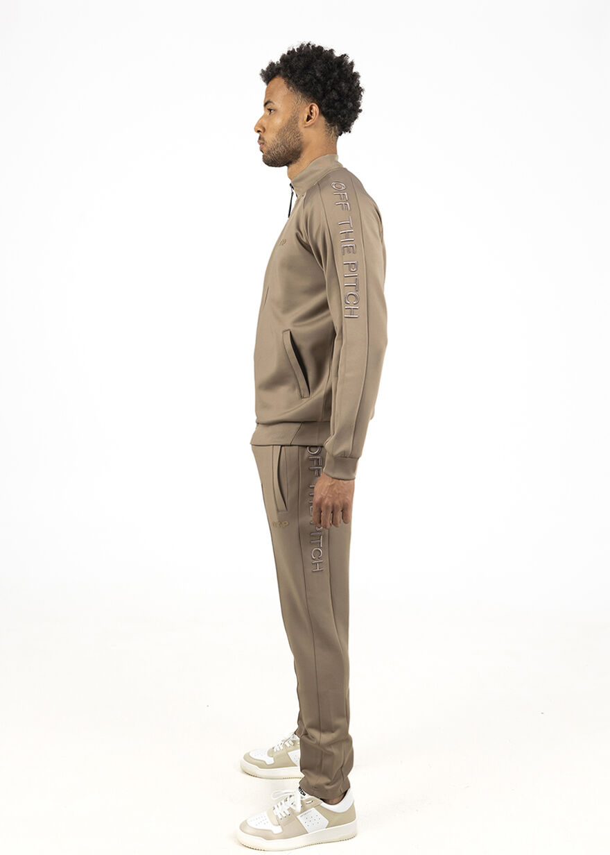 Leisure Tracksuit - 95% Polyester / 5% Elastane, Sand, hi-res