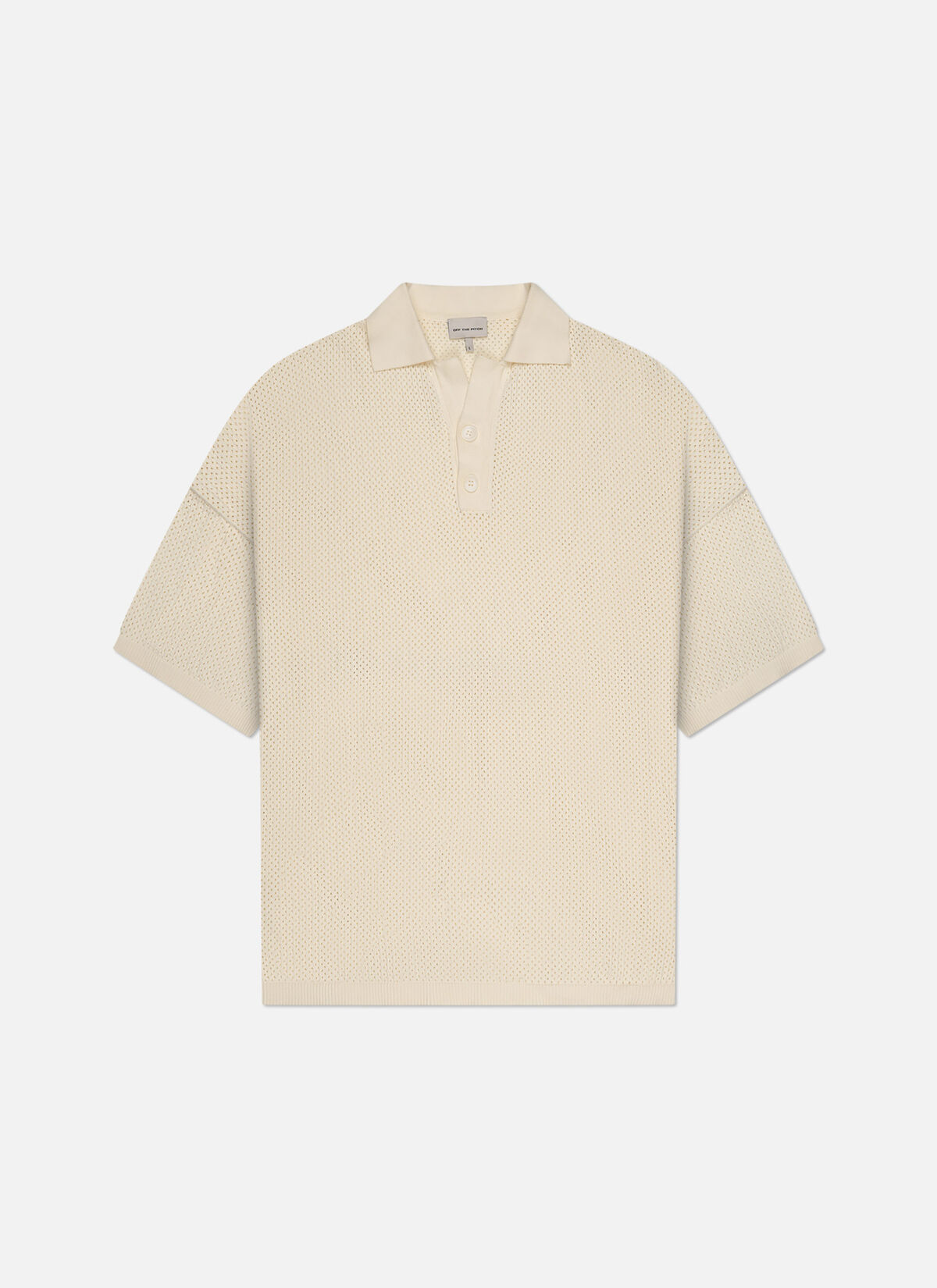 Crochet Boulevard Polo, Off white, hi-res