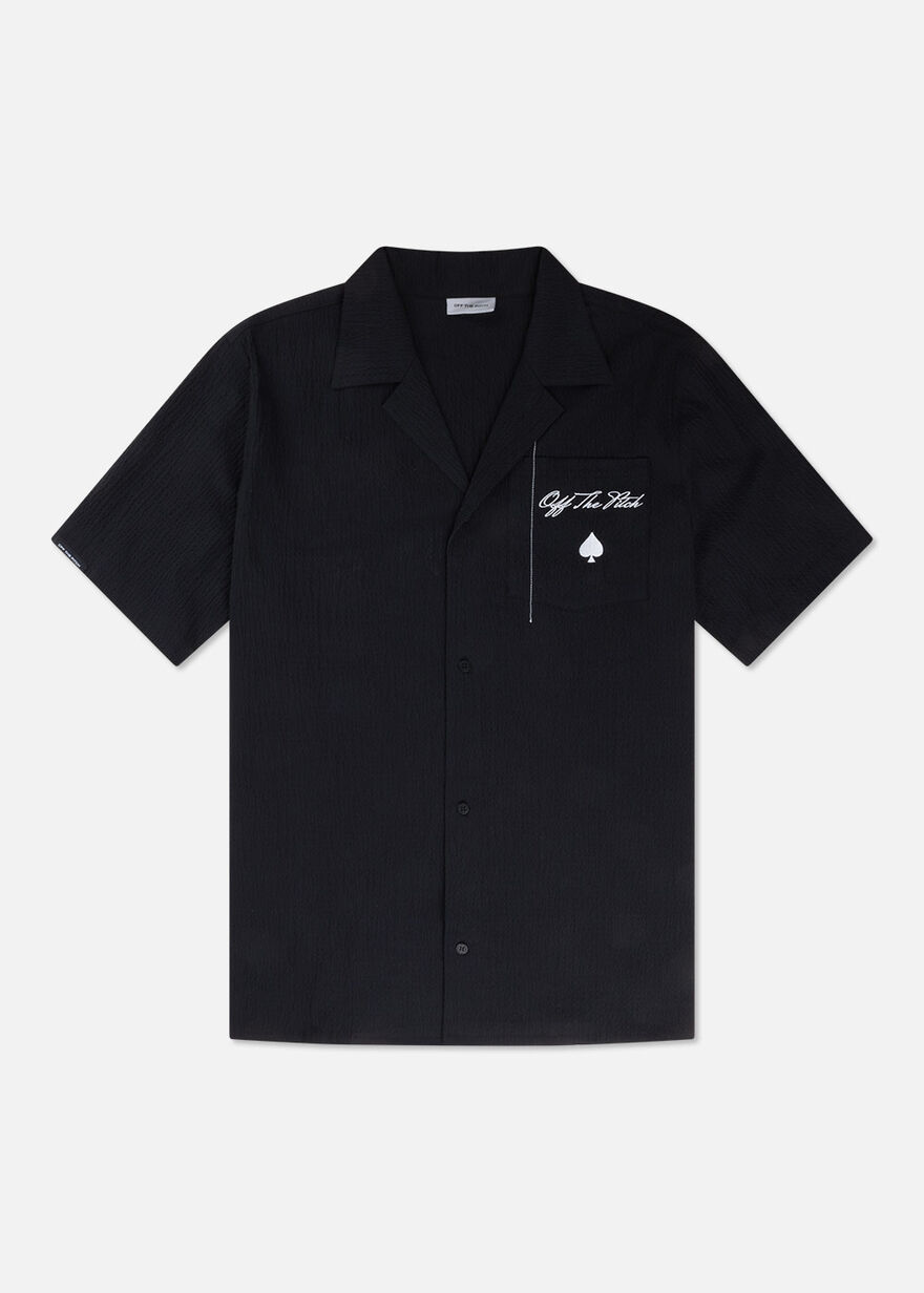 Script Ace Shirt, Black, hi-res