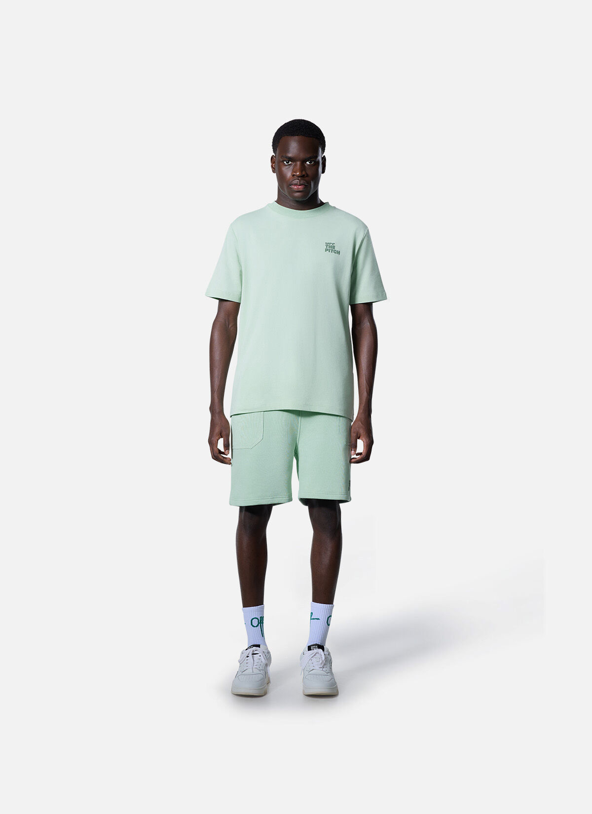 Landscape Regular Tee, Lime, hi-res