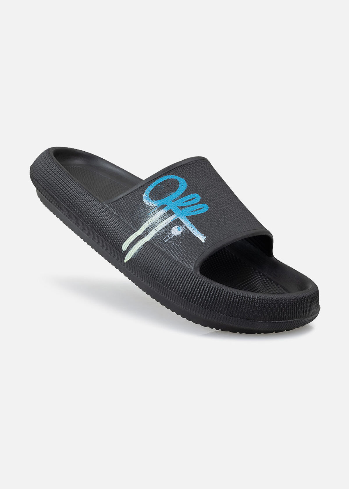 Slide-Off Foam, Black/Miscellaneous, hi-res
