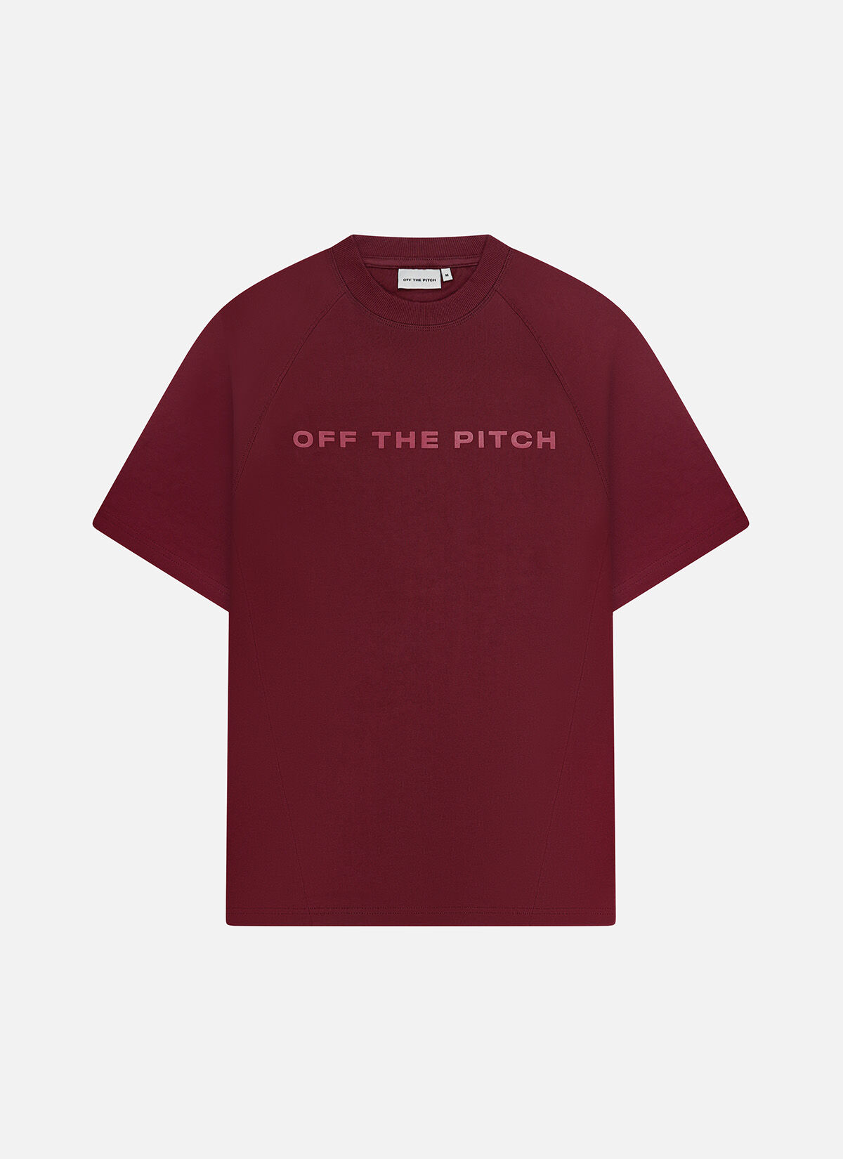 Raglan Loose Fit Tee, Dark red, hi-res