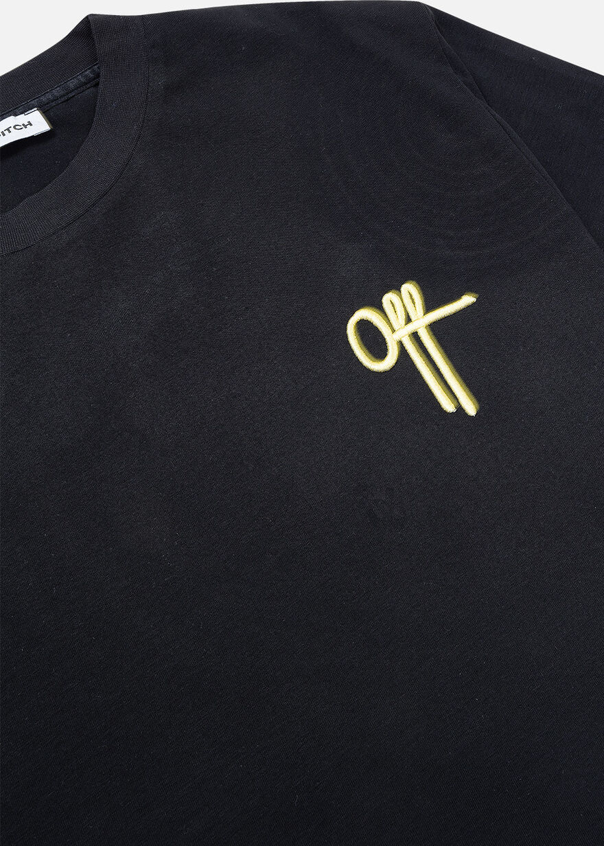 Off-road Regular Tee - 95% Cotton/5% Elastane, Black, hi-res