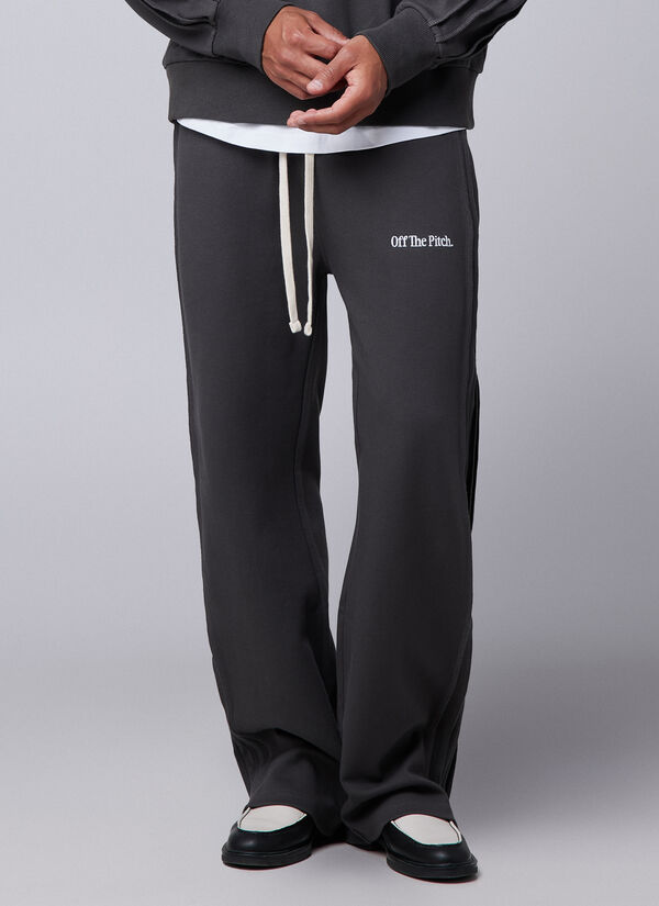 Raw Edge Panel Pants