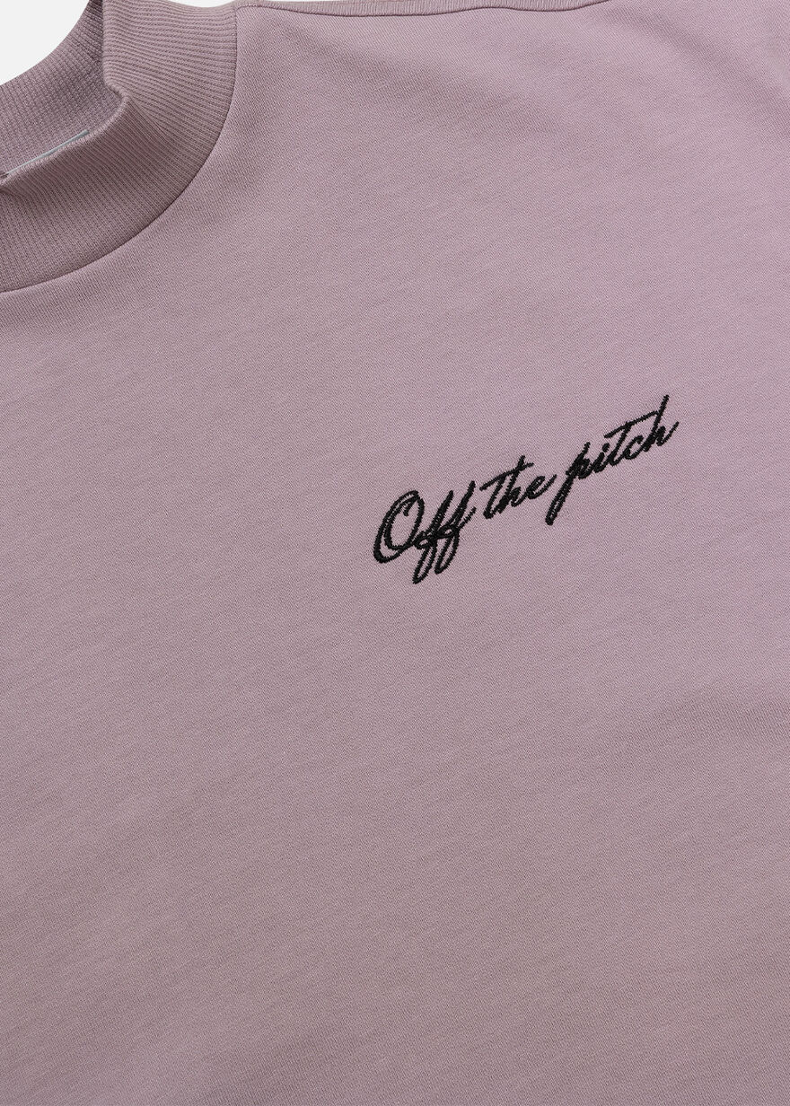 Script Tee Women, Pink/Brown, hi-res