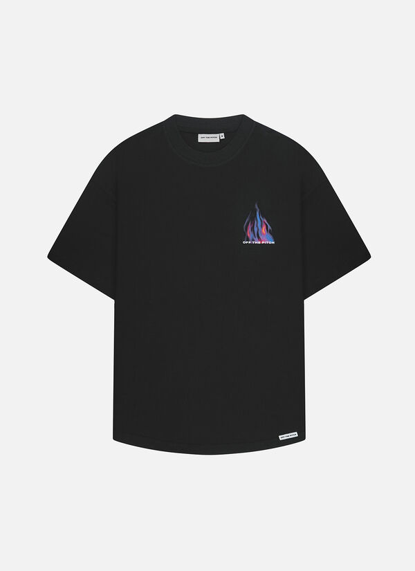 Burning Flower Oversized Tee