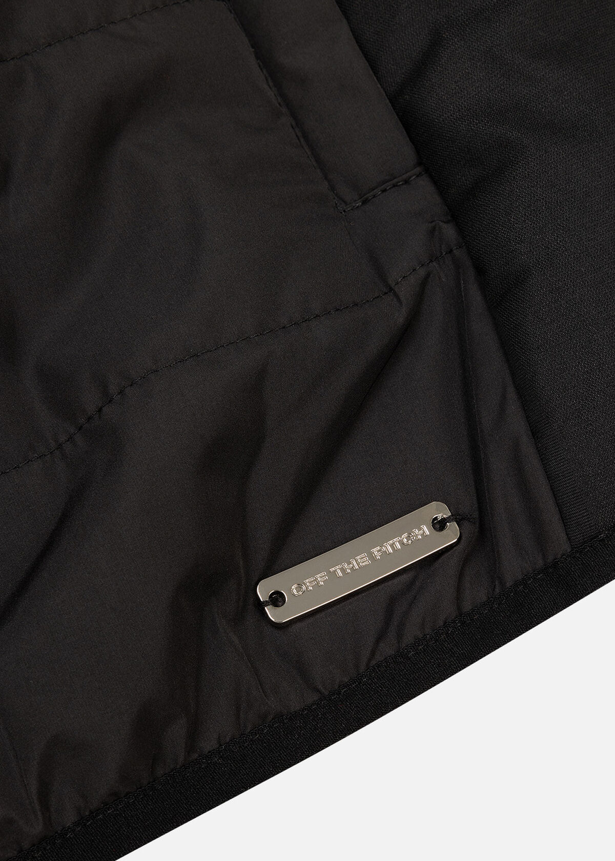 Padded Gilet, Black, hi-res