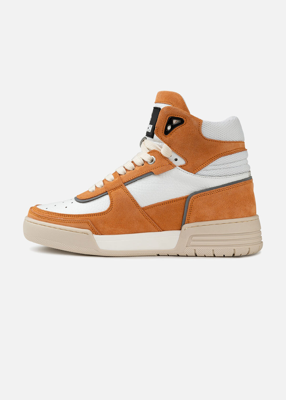 Basketta Hi - Silky Suede, Red/White, hi-res