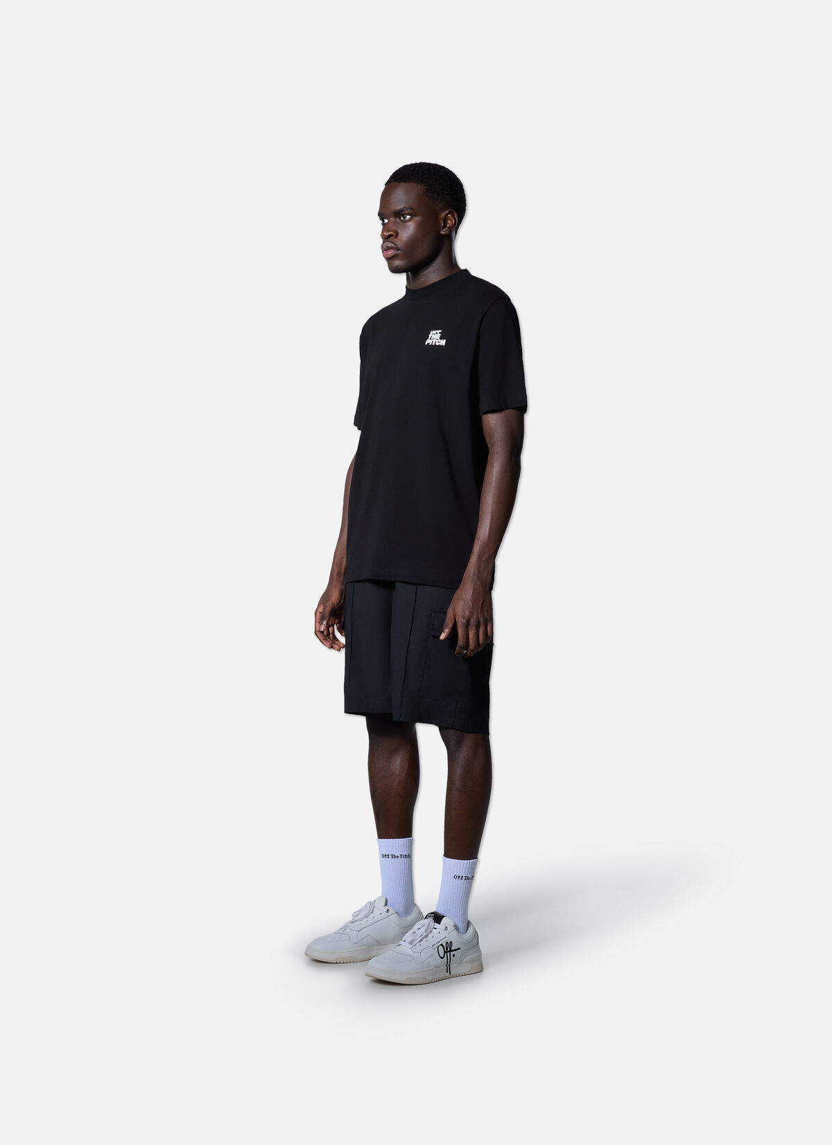 Landscape Regular Tee, Black, hi-res