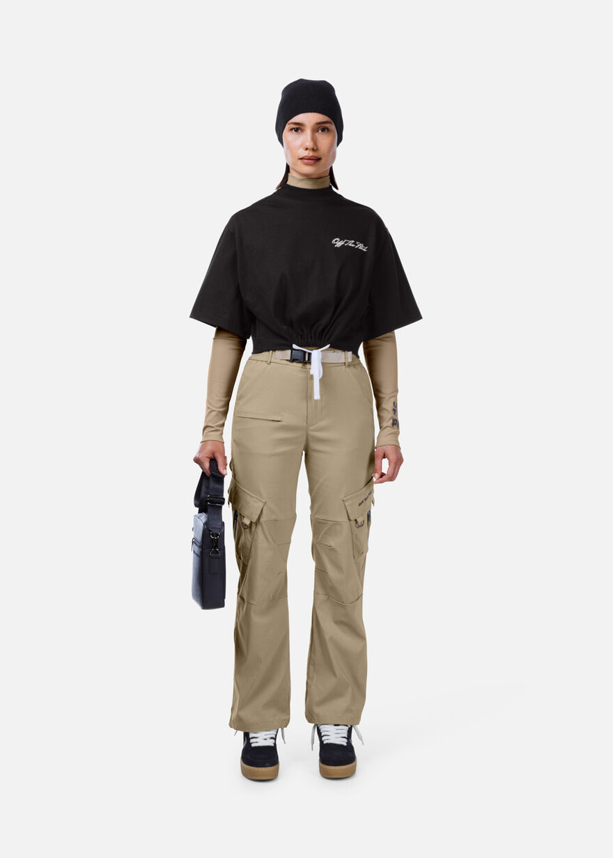 Script Tee Women, Black, hi-res