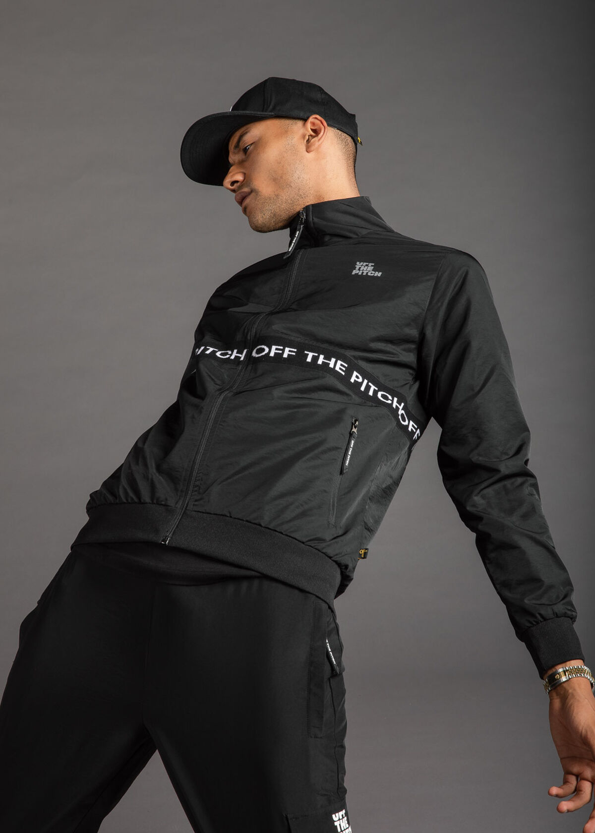The Hero Halfzip, Black, hi-res