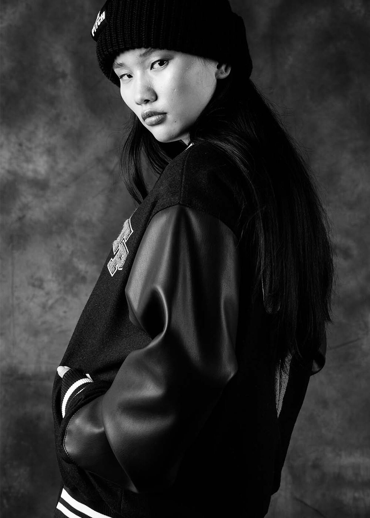 Baseball Jacket Melton - Wool, Navy, hi-res
