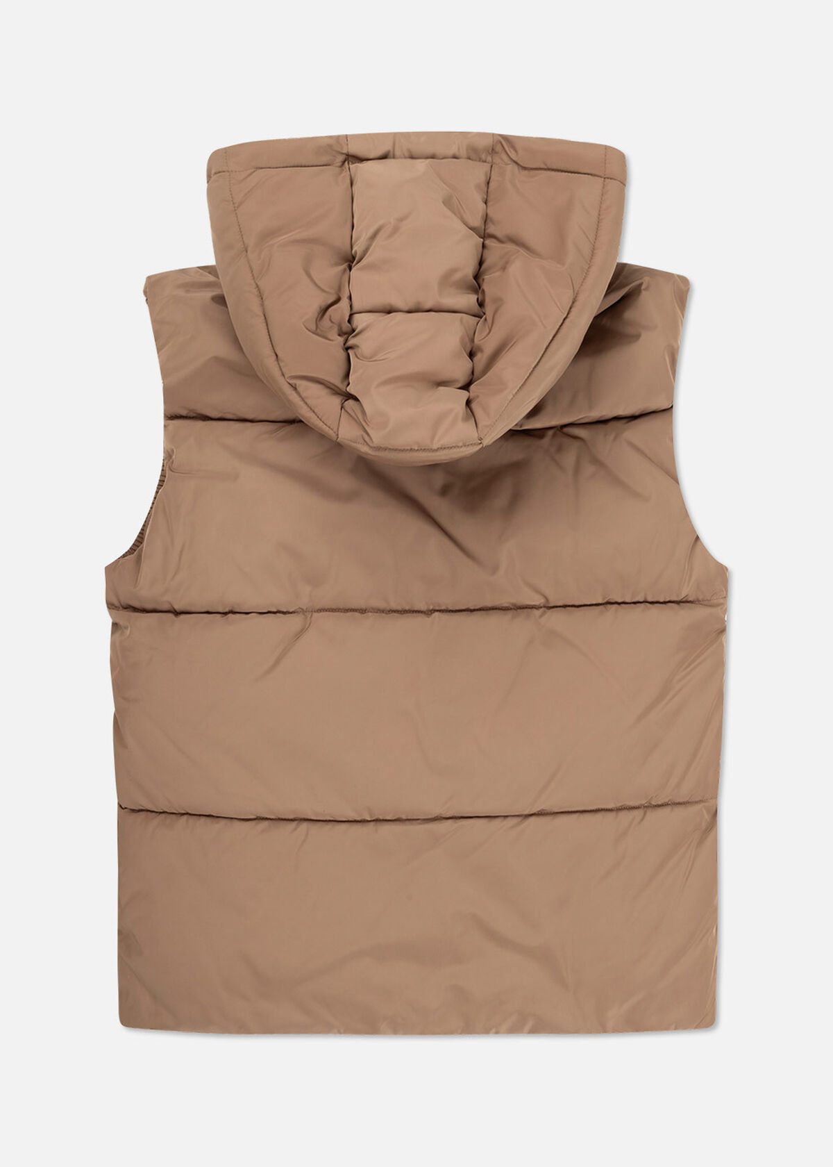 Padded Bodywarmer, Cream/Bronze, hi-res