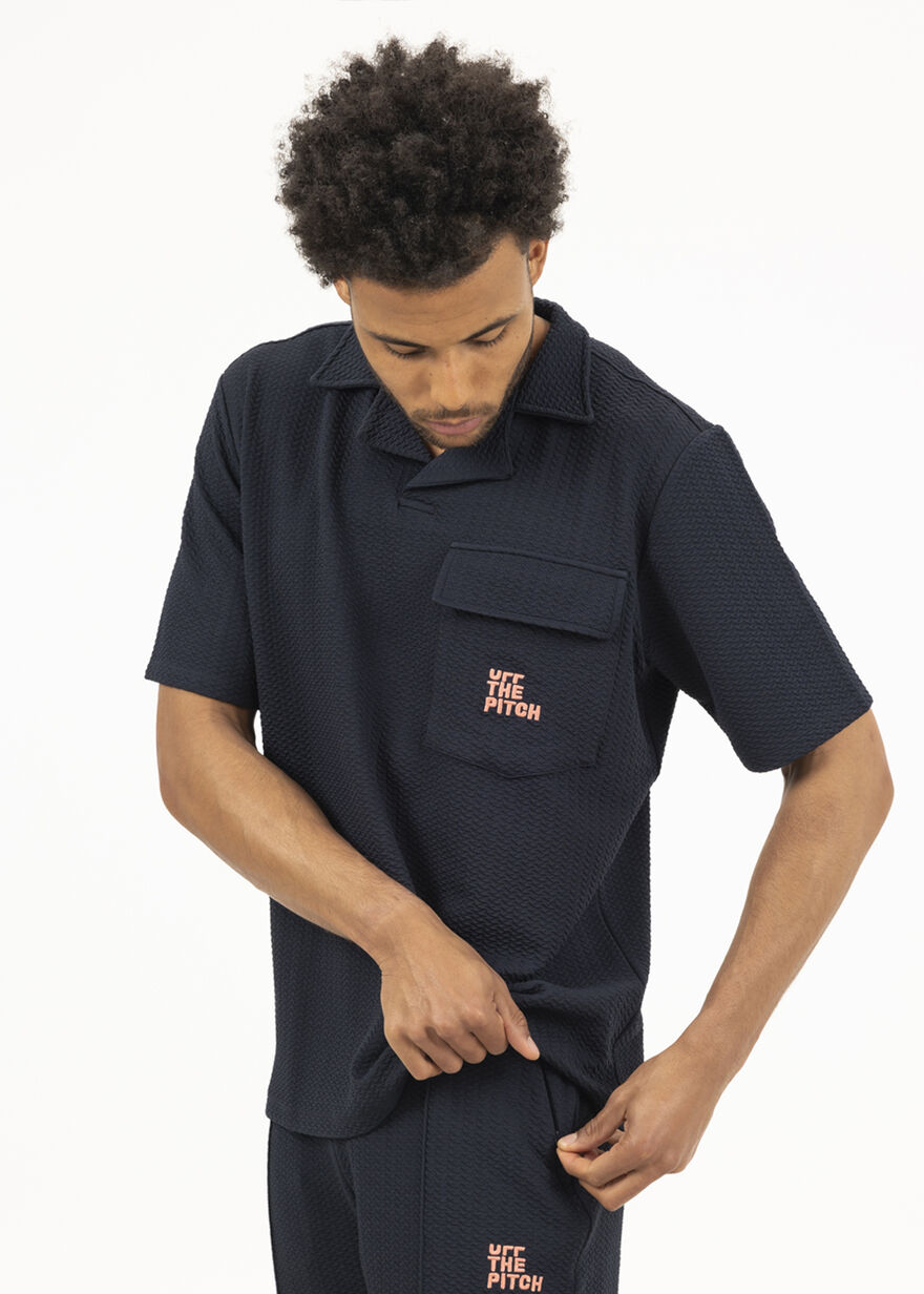 Boulevard Shorts - 97% Polyester / 3% Elastane, Navy/Black, hi-res