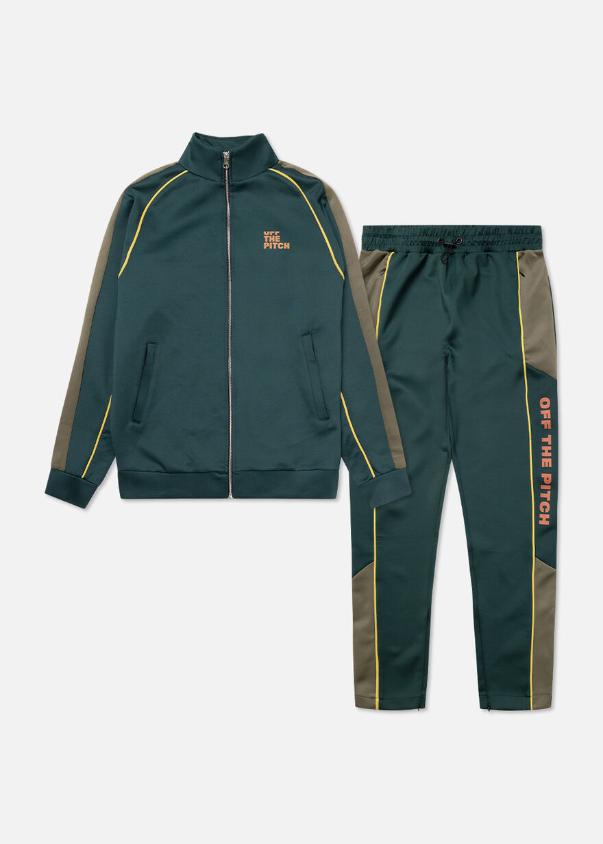 Canyon Track Suit, Dark green, hi-res