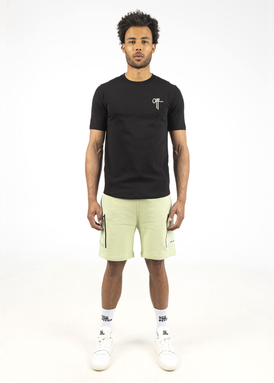 Lennox Shorts - 100% Cotton, Green/White, hi-res