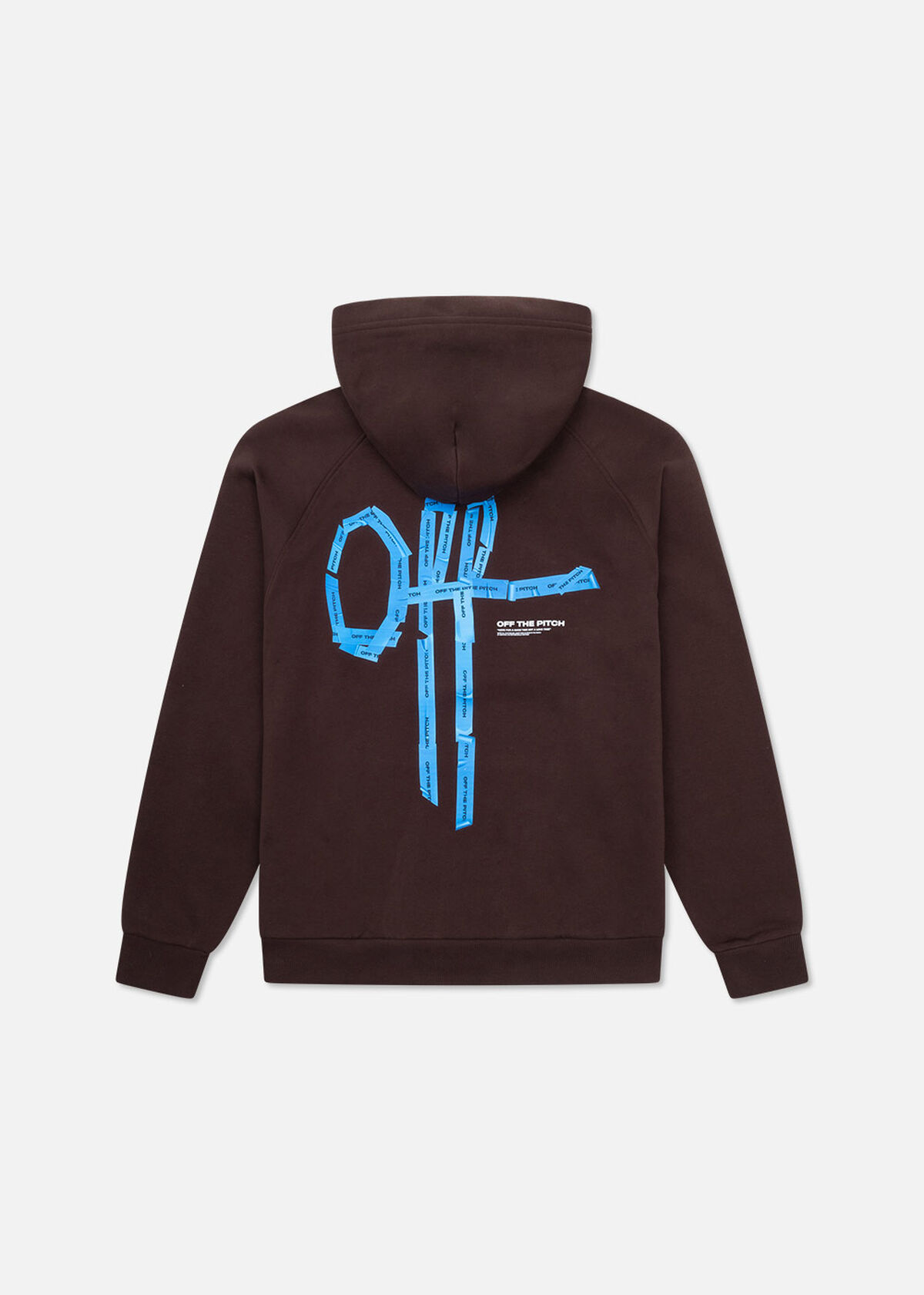 Tape Off Oversized Hood, Dark brown, hi-res