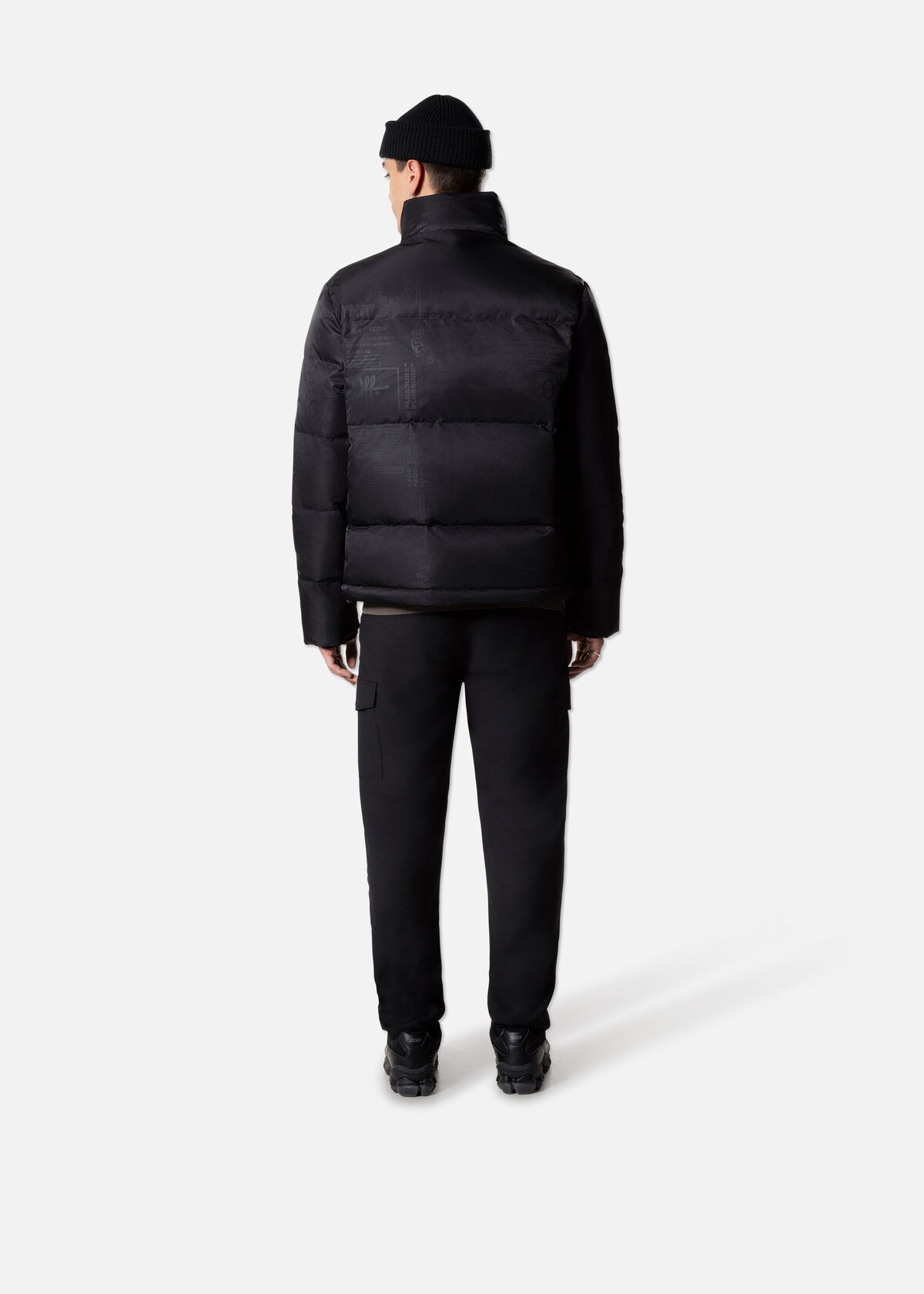 Printed Puffer, Black, hi-res