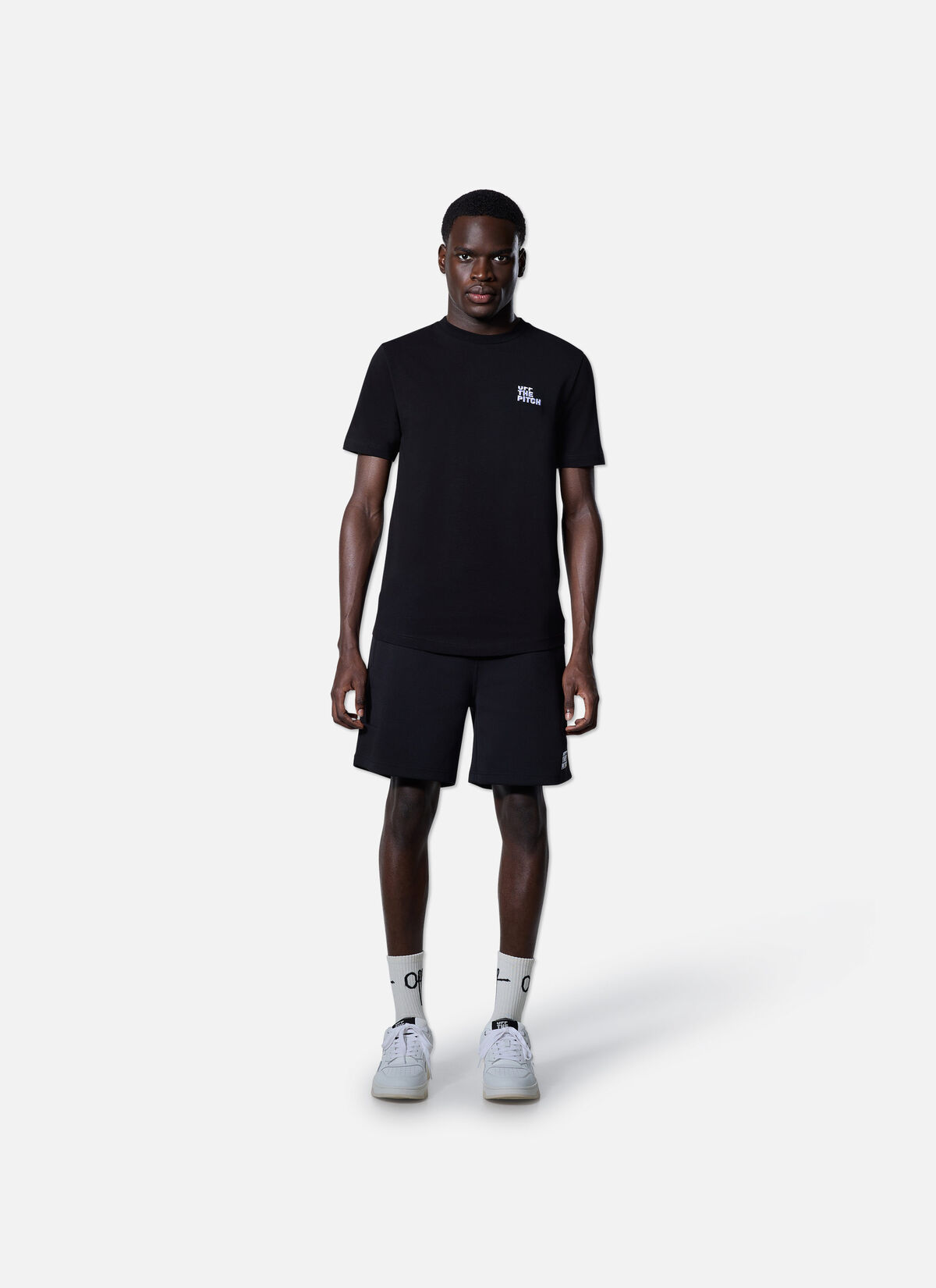 Fullstop Slim Fit Tee, Black, hi-res