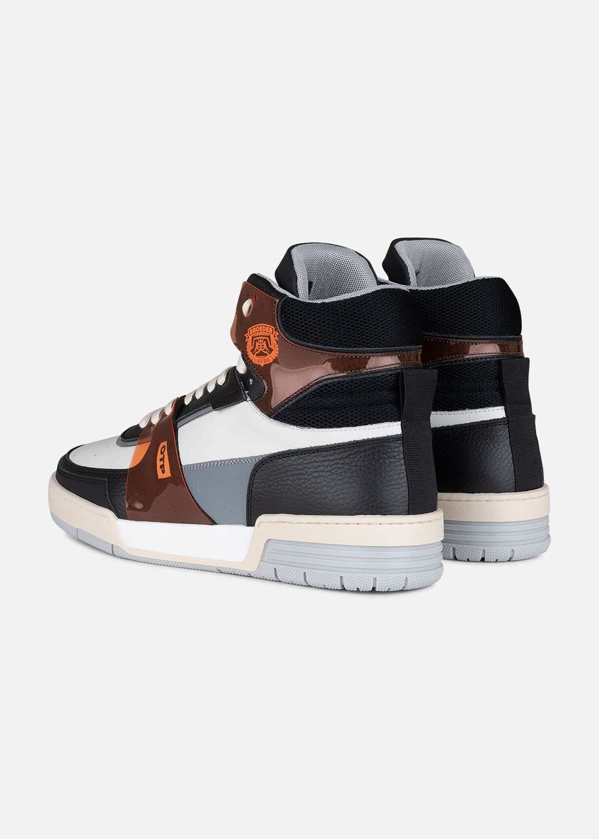 Basketta Hi BL, Black/Orange, hi-res