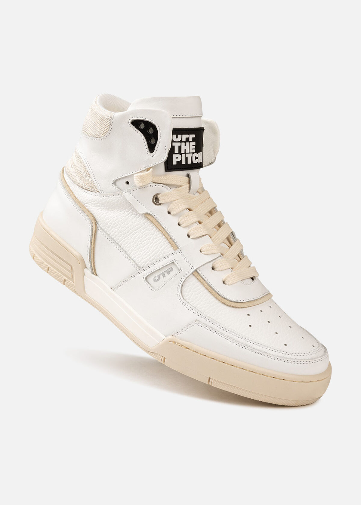 Basketta Hi - Silky Suede, White/Gold, hi-res