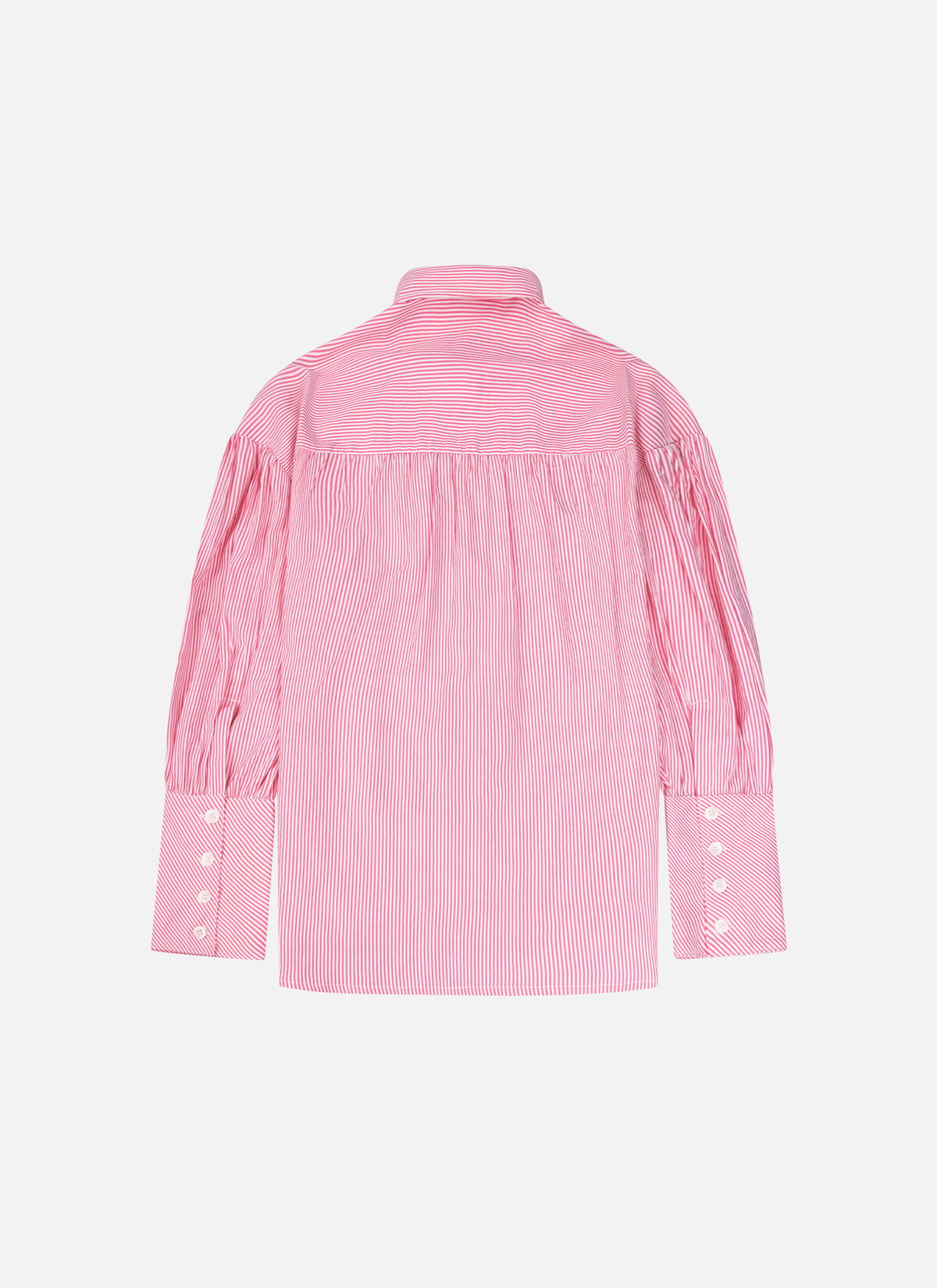 Striped Resort Shirt, Red/White, hi-res