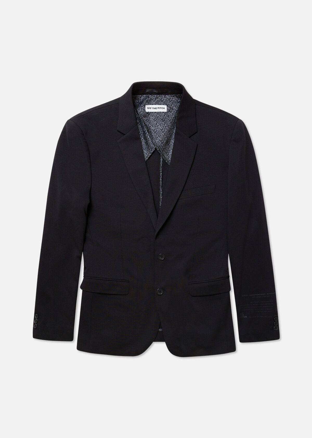 Tallin Blazer -  56% Cotton / 30% Polyamid / 5% El, Black, hi-res