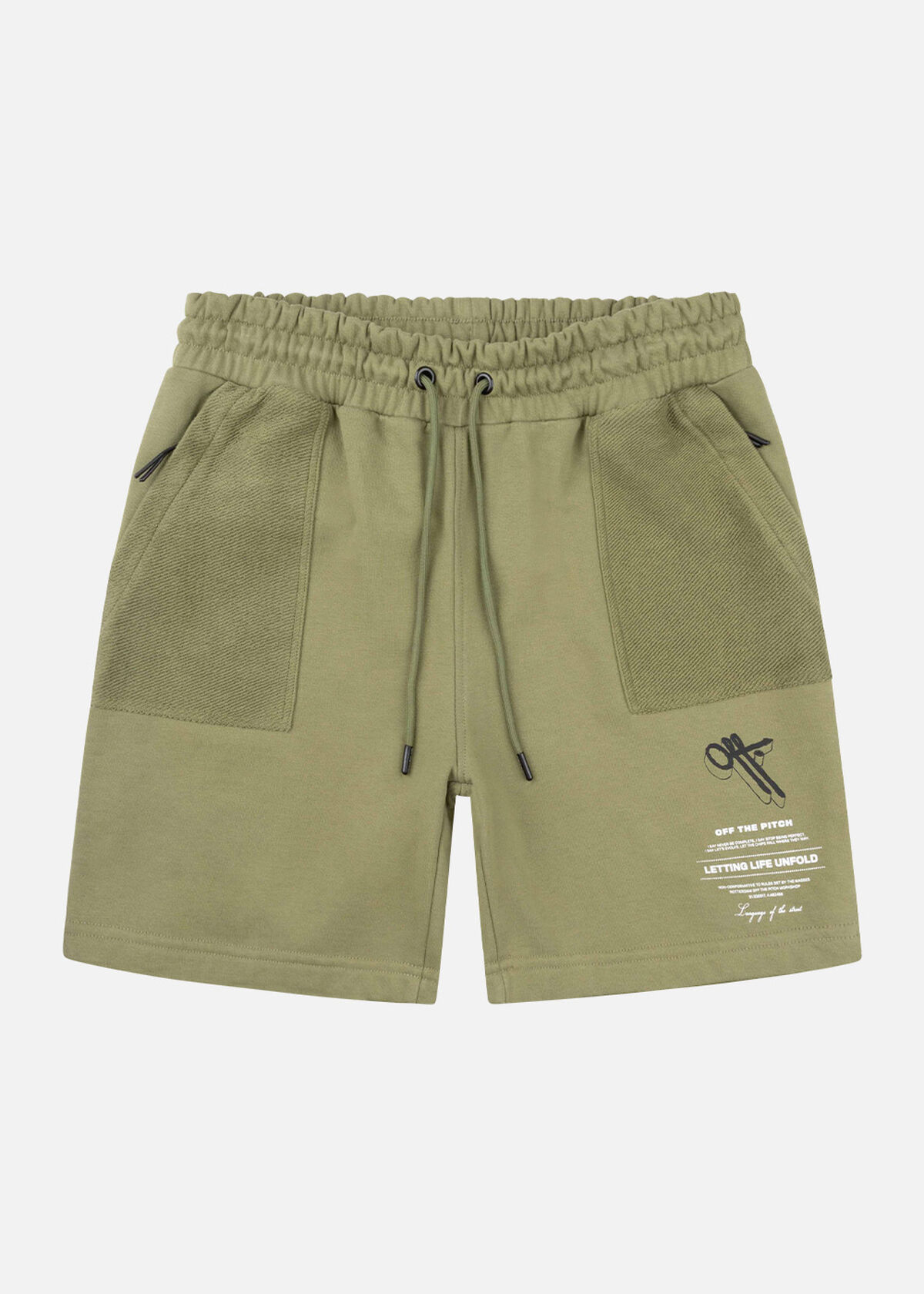 Unfold Sweatshorts, Dark green, hi-res