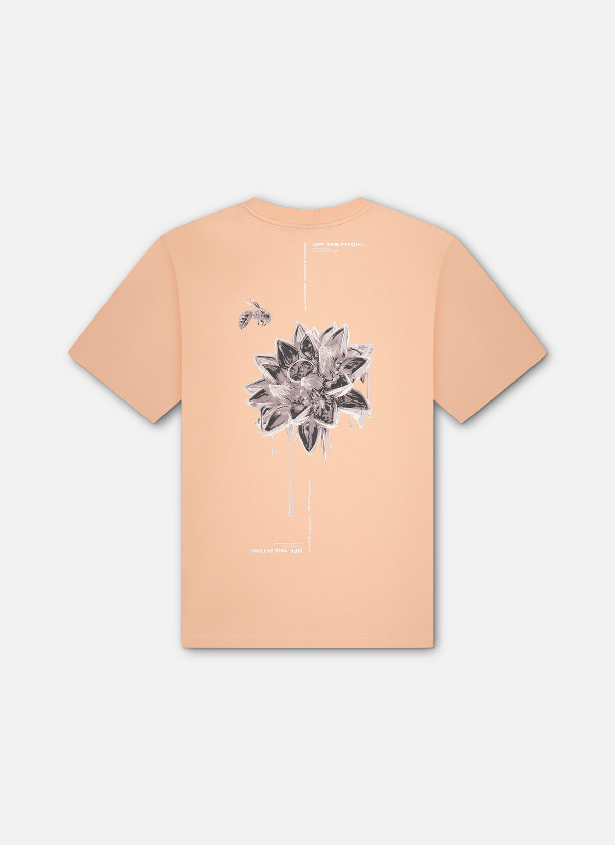 New World Tee, Pink/Gold, hi-res