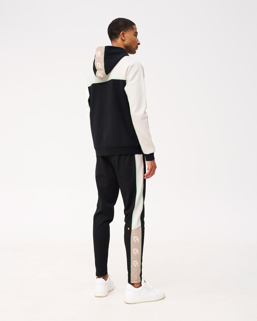 OTP x ROBEY Héctor Half Zip Track Pants, Black, hi-res