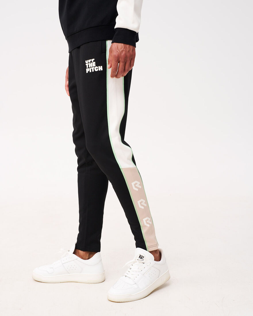 OTP x ROBEY Héctor Half Zip Track Pants, Black, hi-res