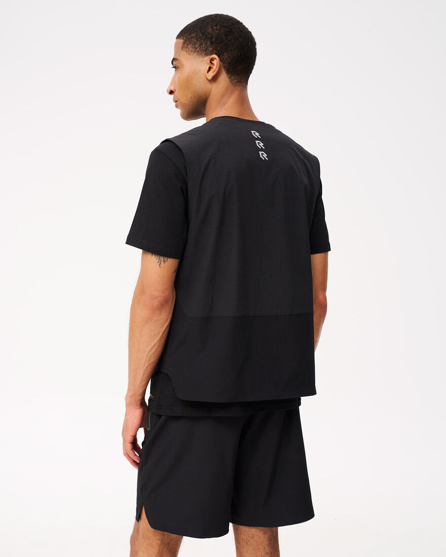 OTP x ROBEY Tammy Woven Bi-Stretch Utility Vest, Black, hi-res