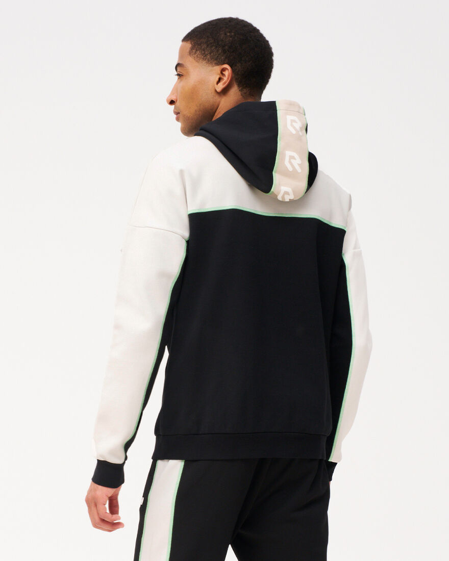 OTP x ROBEY Héctor Half Zip Track Pants, Black, hi-res