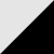 Off-set Cap - 100% Cotton, Black/White, swatch